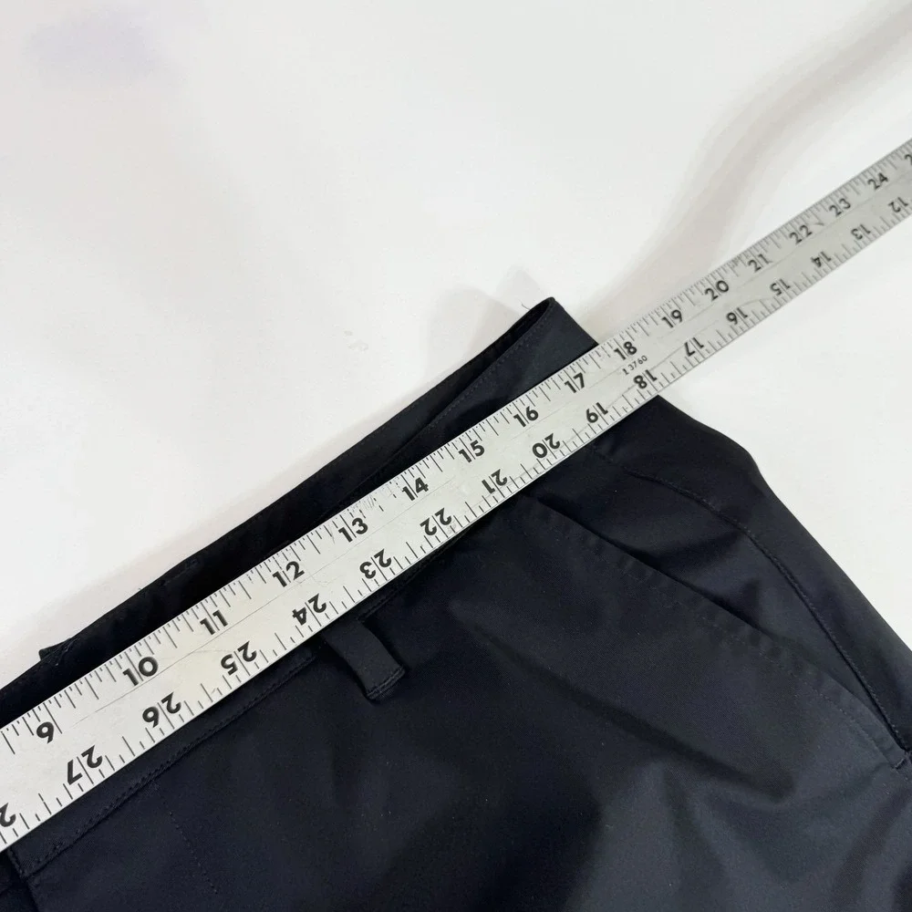 Rhone Pants Mens 34‎ Black Performance Stretch Straight Leg Travel Workwear